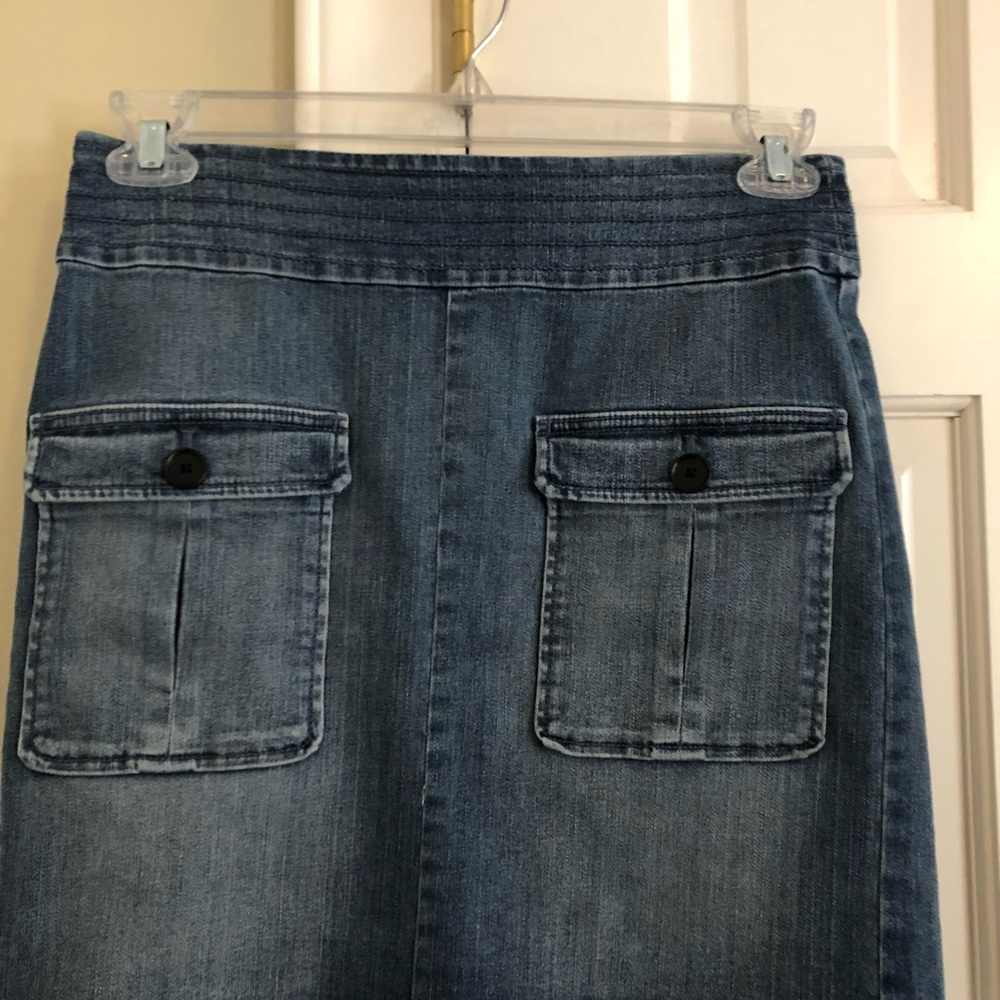 Denim mini skirt by Loft